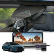 FITCAMX Dash Cam, 4K Front and 1080P Rear, OEM Integrated Design, WiFi, 128GB Card, Compatible with 2025-2026 Toyota Camry