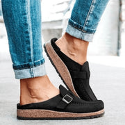ScarletteEmmy Womens Slip-On Loafer Mules, 11 (42) 2 Pairs, Khaki