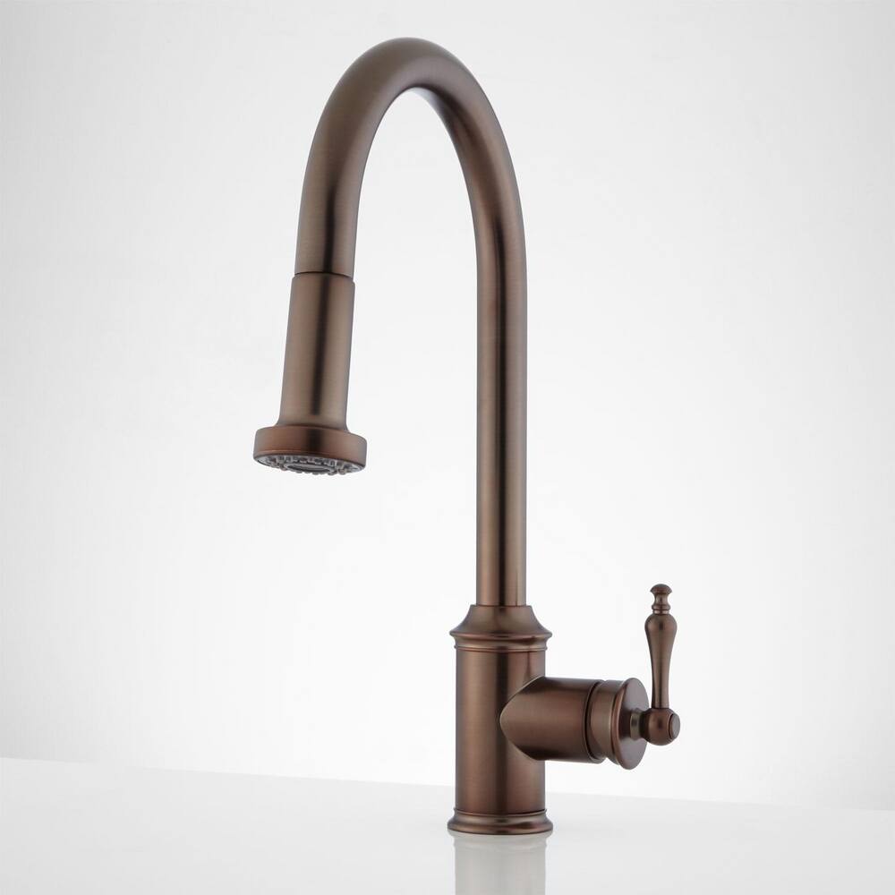 Signature Hardware SH434083 Southgate Pull-Down Kitchen Faucet, Brass, Oil Rubbed