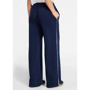 No Boundaries Lace Trim Fleece Pants, 30.5 Inseam, Womens XL 16-18 Dark Navy