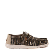 HEYDUDE Wally Mossy Oak Shoes for Men - Mossy Oak Bottomland - 10M