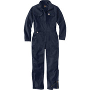 Carhartt Flame-Resistant Rugged Flex Twill Coveralls for Ladies - Dark Navy - XS - Short