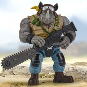 Playmates Toys Teenage Mutant Ninja Turtles x G.I. Joe Buzzer x Rocksteady 6in Highly Articulated Action Figure Multicolor 81934