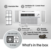LG LW1824RD 18,000 BTU 1,000 Sq ft 230V Window Air Conditioner