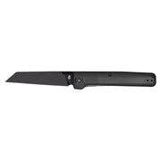Gerber Pledge Folding Knife, Reverse Tanto Plain Edge Blade, Black Finish, Grey Handle, Compact Design, Model 1071252