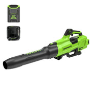Greenworks 2429802 750 CFM 170 MPH Leaf Blower with 4.0 AH HC Battery and 6 Amp Charger