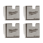Milwaukee 2 in. NPT Alloy Portable Pipe Threading Dies, 4-Pack, 11-1/2 TPI, 48-36-1106