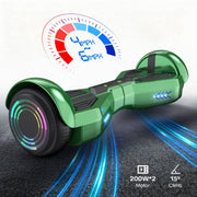 Mosta LBW19 Electric Hoverboard with New Version Bluetooth Hover Board, Green