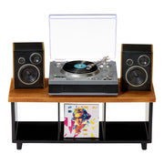 MGA Entertainment Miniverse Real Music Record Player, Mini Playable Vinyl with Classical Rock Remix, Retro Design, Collectible Toy for Ages 8+, 254249