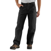 Carhartt Loose-Fit Washed Duck Utility Work Pants for Men - Black - 28x32