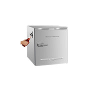 Frigidaire EFR176-MOONBM-COM 1.6 Cu Ft Retro Mini Fridge with Side Bottle Opener, Moonbeam