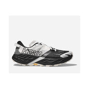 Hoka Speedgoat 7 Men's Trail Running Shoes, Black/White, Synthetic Upper, Responsive SCF Midsole, Vibram MegaGrip Outsole, Gaiter Integration, 12 D Medium, 1171928/1171930-BWHT