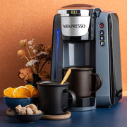 Mixpresso Single Serve Coffee Maker, 4 Brew Sizes, 45oz Removable Water Tank, Rapid Brew Technology, Auto Shut-Off, Gray, K4GRY00