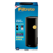 3M FAP-T02-F1 Filtrete Room Air Purifier, Large Room Tower, 290 SQ Ft Coverage, Black, TRUE HEPA Filter Included