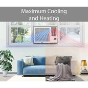 LG LW1223HRSM 12,200 BTU 230/208-Volt 570 Sq. ft Window Air Conditioner, White