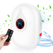HopePow 2-Pint Dehumidifier for Small Rooms, Remote Control, LED Humidity Display, Ultra Quiet, Energy Efficient, 1000 Sq Ft Coverage, Red, 05W312