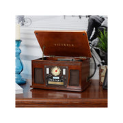 Innovative Technology VTA-600B-ESP Wood 8-in-1 Bluetooth Turntable, Espresso