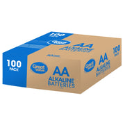 Great Value E304244600 Alkaline AA Batteries (100 Pack)