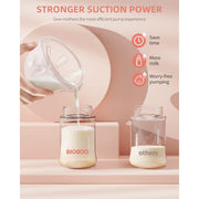 Dongguanshi Yiyingmei Technology Wearable Breast Pump with Silicone Massage Petal Function - 2 Packs - White