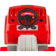 Kid Trax Real Rigs Toddler Fire Truck Interactive Ride-On Toy, 6V Battery, Sound Effects, Red, Large, KT1537