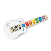 Baby Einstein Hape Rock & Strum Magic Touch Toy Guitar, White, Battery Powered, Ages 6+ Months