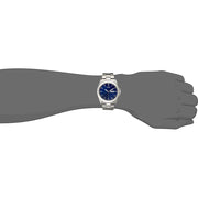 Citizen Men's Classic Quartz Wrist Watch, Blue Sunray Dial, Silver-Tone Stainless Steel, 40mm, BF0580-57L