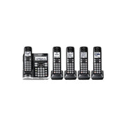 Panasonic KX-TGF575S DECT 6.0 Expandable Cordless Phone System, Silver