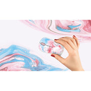 Logitech Compact Wireless Mouse, Ergonomic Contoured Design, Cotton Candy Pink, Long-Lasting Battery, USB Receiver, Portable
