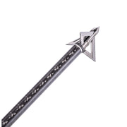 Muzzy 292-3W Trocar XB 3-Blade Crossbow Broadhead, 100 Grain, 3 Pack, Steel Blades