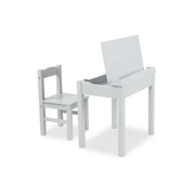 Melissa And Doug Melissa & Doug Wooden Lift -Top Kids Desk & Chair(Gray) - MULTI ONE SIZE