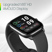 Amazfit GTS 4 Mini Smartwatch, 1.65-Inch HD AMOLED Display, Built-in GPS, 120+ Sports Modes, Heart Rate and SpO2 Monitor, 15-Day Battery, Aluminum Alloy Case, Midnight Black