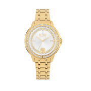 Versus Versace VSPLM3021 Women's Montorgueil Gold-tone Stainless Steel Bracelet Watch 38mm - Gold