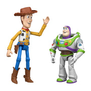 Mattel Disney Pixar Toy Story 5 Interactables Woody and Buzz Lightyear 12-Inch Action Figures 2-Pack JMF26