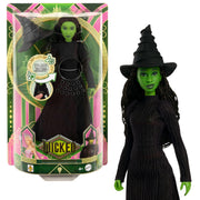 Mattel Wicked Singing Elphaba Fashion Doll, 11-Inch, Posable with Removable Black Dress and Accessories, Plays Defying Gravity JLG48