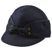 Crown Cap Wool Blend Railroad Cap - Navy - 7-3/4