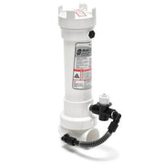 Pentair Rainbow 320 Automatic In-Line Chlorine Bromine Feeder, Enclosed Design, Safety Lock Ring, External Dial Control, Drain Valve, R171096L