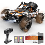 DEERC W3-DE9203E 1:10 Scale RC Car 48KM/H Speed 4X4 Monster Truck with Lights and 2 Rechargeable Batteries