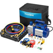 SPECSTAR X00442RPHH 110V 1/3 HP 4.5CFM Single Stage HVAC Vacuum Pump and 4 Way AC Manifold Gauge Set Kit