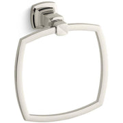 KOHLER K-16254-SN Margaux Towel Ring, Vibrant Polished Nickel