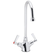 Speakman Commander Double Handle Laboratory Faucet, Polished Chrome, 0.5 GPM Flow Rate, Single Hole Deck Mount, SC-7122-E