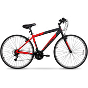 Hyper Bicycles 700c Hyper SpinFit Men's Hybrid Bike, Red (WMA-137003)