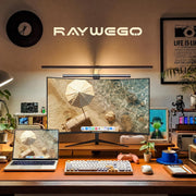 Raywego 24 Inch Curved Computer Monitor, FHD 1080P, 100Hz Refresh Rate, HDMI & VGA Ports, Eye Care Technology, Q240B13