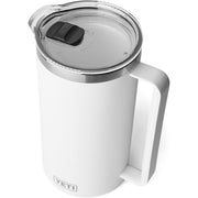 YETI Rambler 64 oz Pitcher Vacuum Insulated, Stainless Steel with MagSlider Lid, White