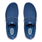 Heydude Wally Hey2O Mesh Slip On Shoes, Navy Blazer/White, Men's Size 8, Lightweight Breathable Water-Ready Casual Footwear