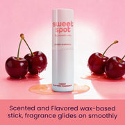 Sweetums Sweet Spot Strawberries and Cream Solid Perfume Stick, Flavor-Infused, Long-Lasting Fragrance for Women, 0.37 oz