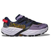 Hoka Speedgoat 7 Women's Trail Running Shoes, Enhanced Energy Return Midsole, Vibram Megagrip Outsole, Berry Jam/Starlight Glow, 7.5 B Medium