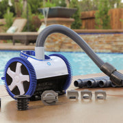 Hayward AquaNaut 200 Automatic Suction Pool Cleaner with V-Flex Turbine Technology, Blue, For In-Ground Pools Up to 16 x 32 ft, W3PHS21CST