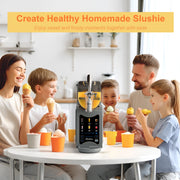 Bluebow Slushie Machine, 88oz Vessel, 6 Presets, Frozen Drink Maker for Smoothies, Frappe, Milkshakes