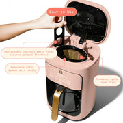Drew Barrymore 19481 Beautiful 14-Cup Programmable Drip Coffee Maker W/Touch-Activated Display, Rose