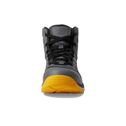 KEEN Utility Arvada Mid Men's Work Shoes, Carbon-Fiber Composite Toe, Steel Grey/Keen Yellow, Wide 10 EE, Synthetic Upper, 1027652